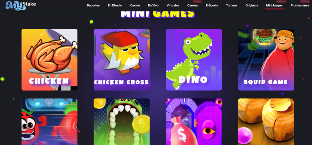 Minijuegos Mystake